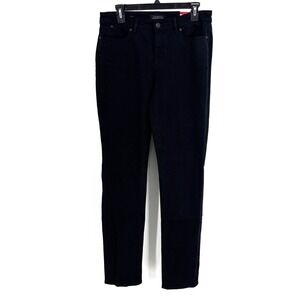 Talbots Flawless Black High Waisted Slimming Straight Leg Jeans Size 6 Long NWT